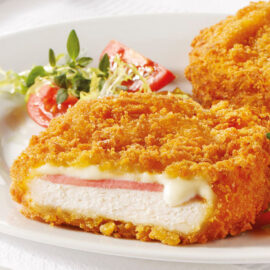 Cordon Bleu di pollo con prosciutto e formaggio